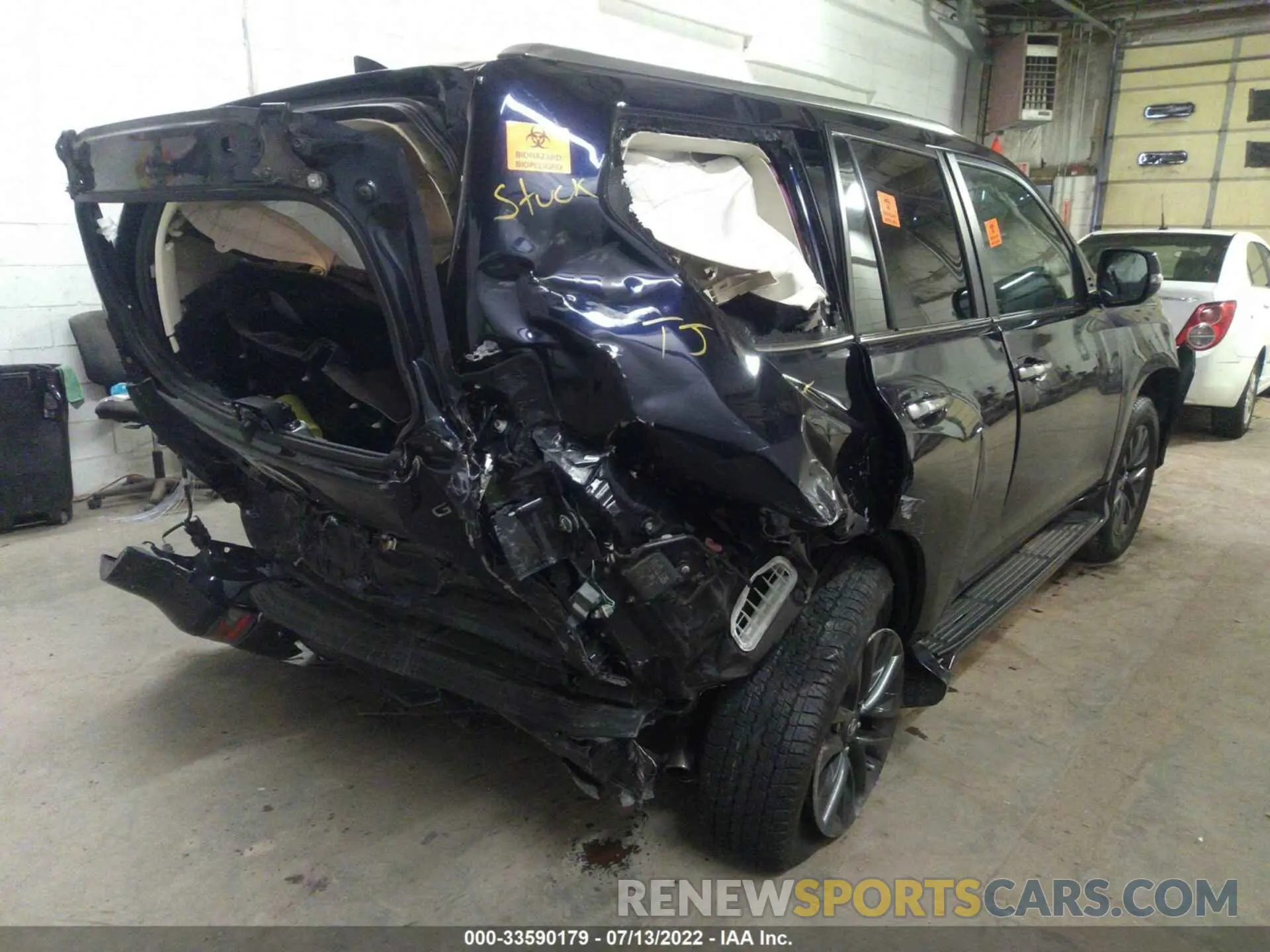 4 fotografías del automóvil dañado JTJAM7BXXM5275859 LEXUS GX 2021