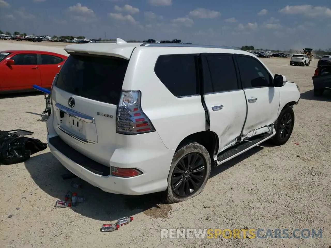 4 fotografías del automóvil dañado JTJAM7BXXM5282701 LEXUS GX 2021