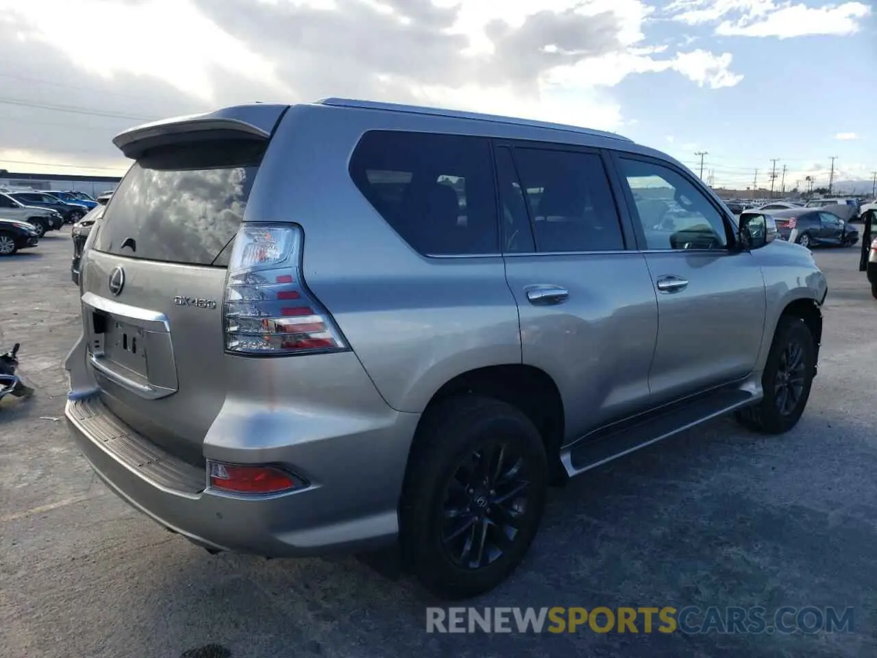 4 fotografías del automóvil dañado JTJAM7BXXM5284965 LEXUS GX 2021