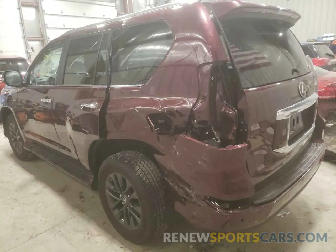 9 fotografías del automóvil dañado JTJAM7BXXM5293634 LEXUS GX 2021