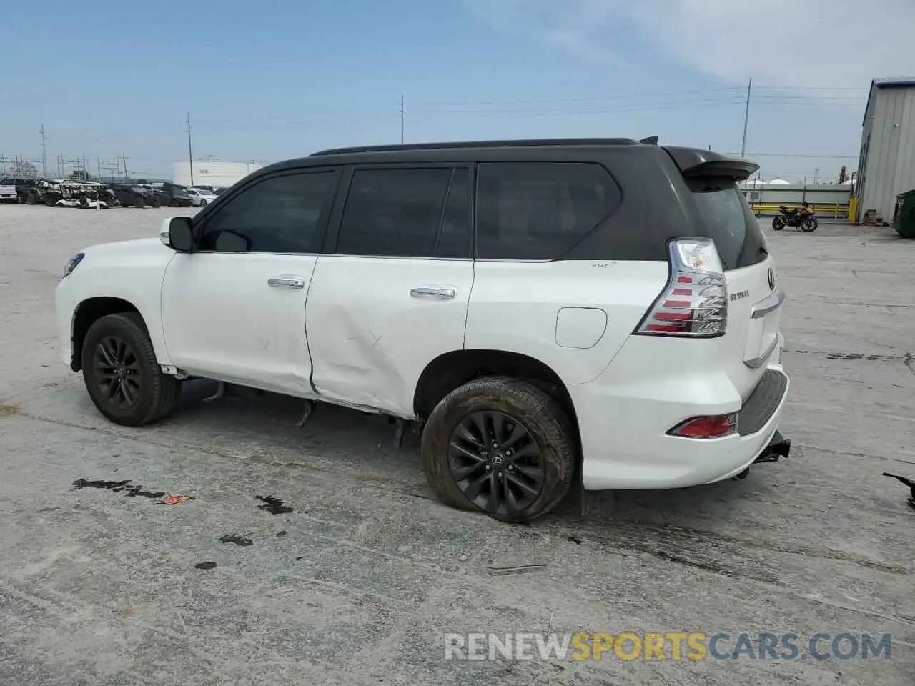 2 fotografías del automóvil dañado JTJAM7BXXM5299322 LEXUS GX 2021