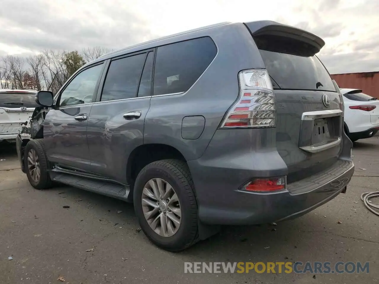 2 fotografías del automóvil dañado JTJBM7BX5M5272419 LEXUS GX 2021