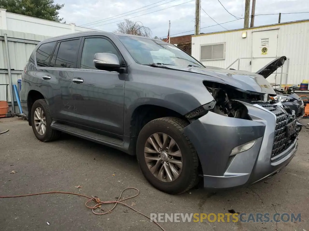 4 fotografías del automóvil dañado JTJBM7BX5M5272419 LEXUS GX 2021