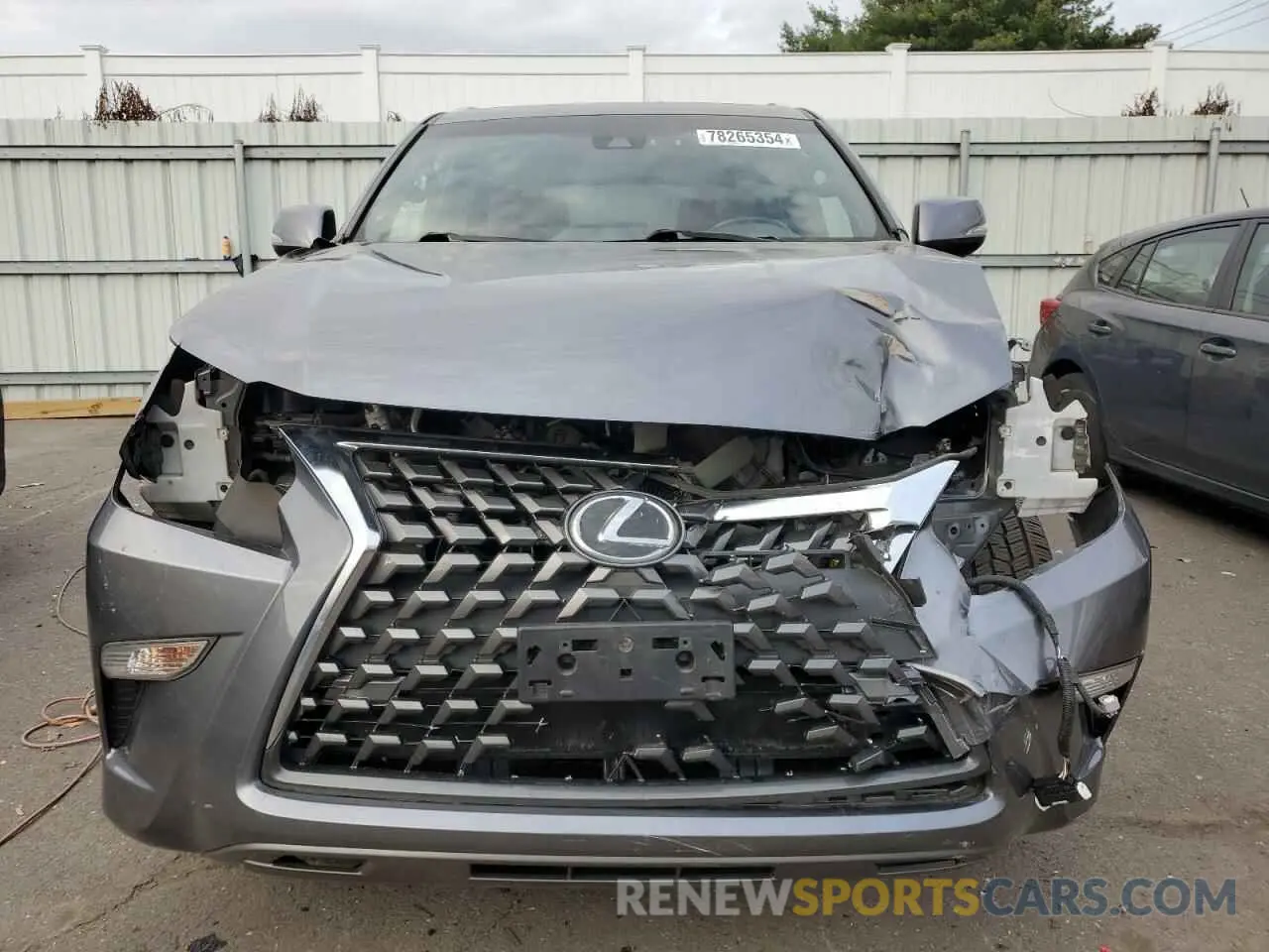5 fotografías del automóvil dañado JTJBM7BX5M5272419 LEXUS GX 2021