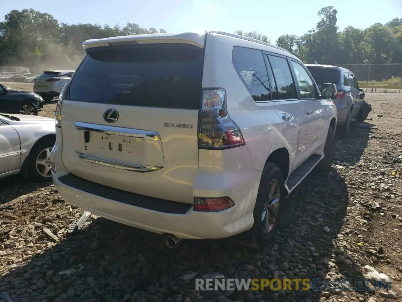 4 fotografías del automóvil dañado JTJBM7BX5M5302700 LEXUS GX 2021