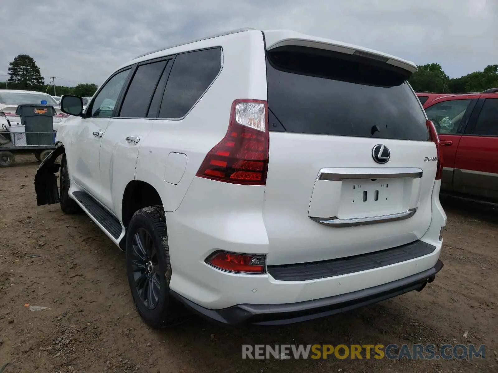 3 fotografías del automóvil dañado JTJGM7BX1M5273766 LEXUS GX 2021