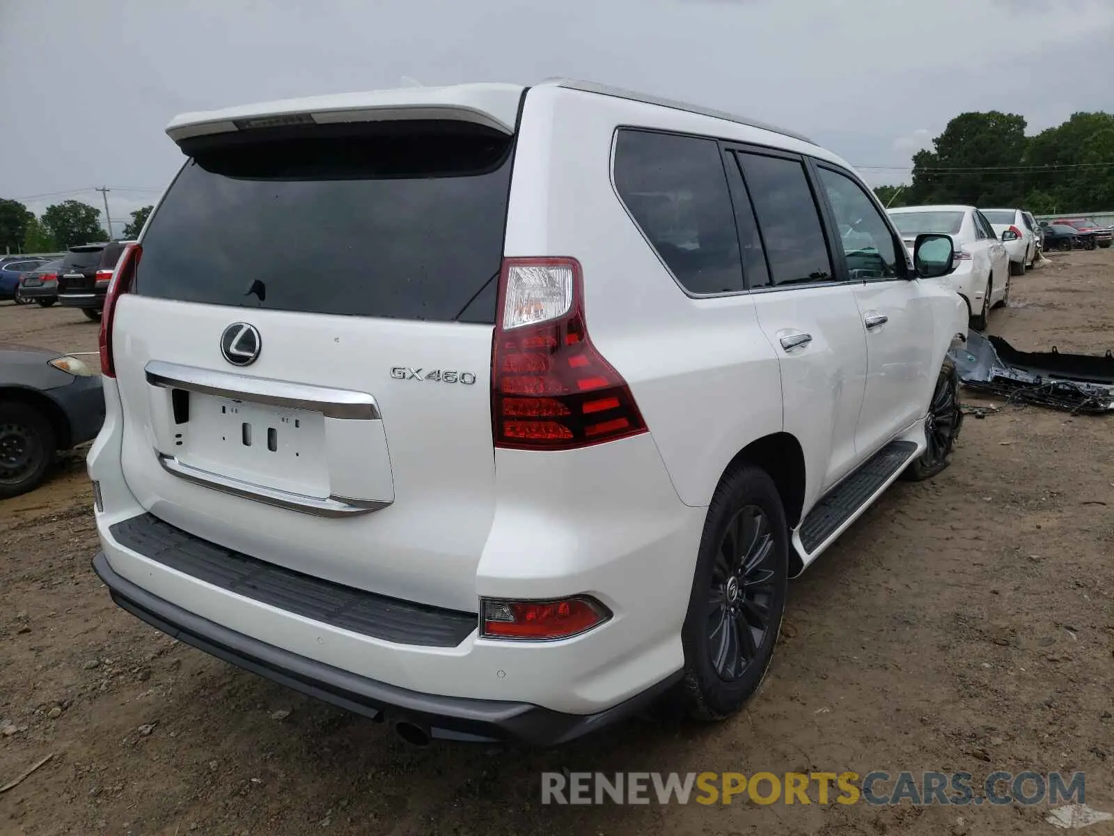 4 fotografías del automóvil dañado JTJGM7BX1M5273766 LEXUS GX 2021