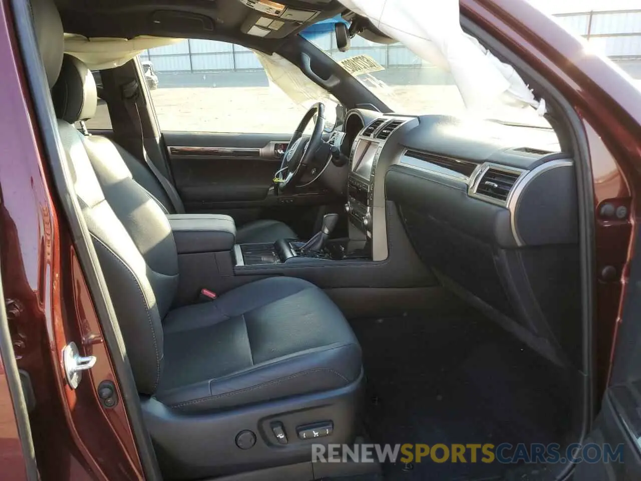 5 fotografías del automóvil dañado JTJGM7BX2M5304653 LEXUS GX 2021