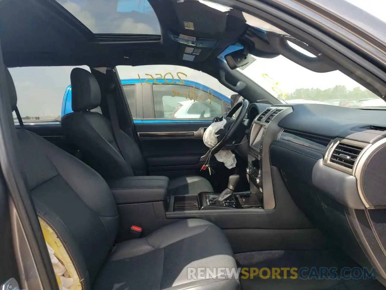 5 fotografías del automóvil dañado JTJGM7BX3M5270335 LEXUS GX 2021
