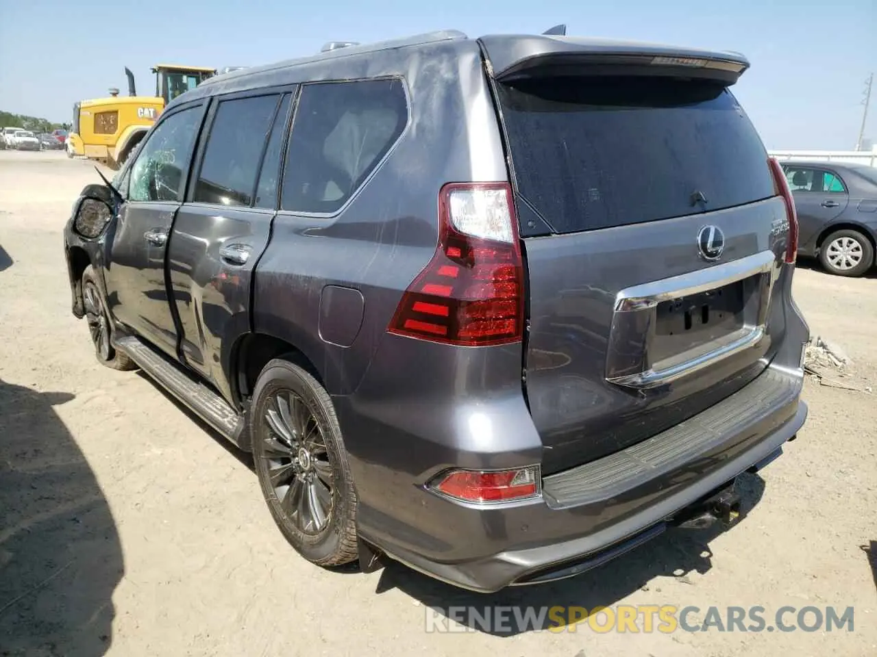 3 fotografías del automóvil dañado JTJGM7BX5M5298279 LEXUS GX 2021