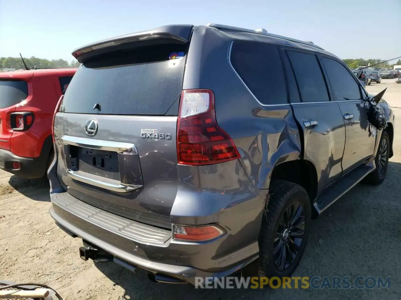 4 fotografías del automóvil dañado JTJGM7BX5M5298279 LEXUS GX 2021
