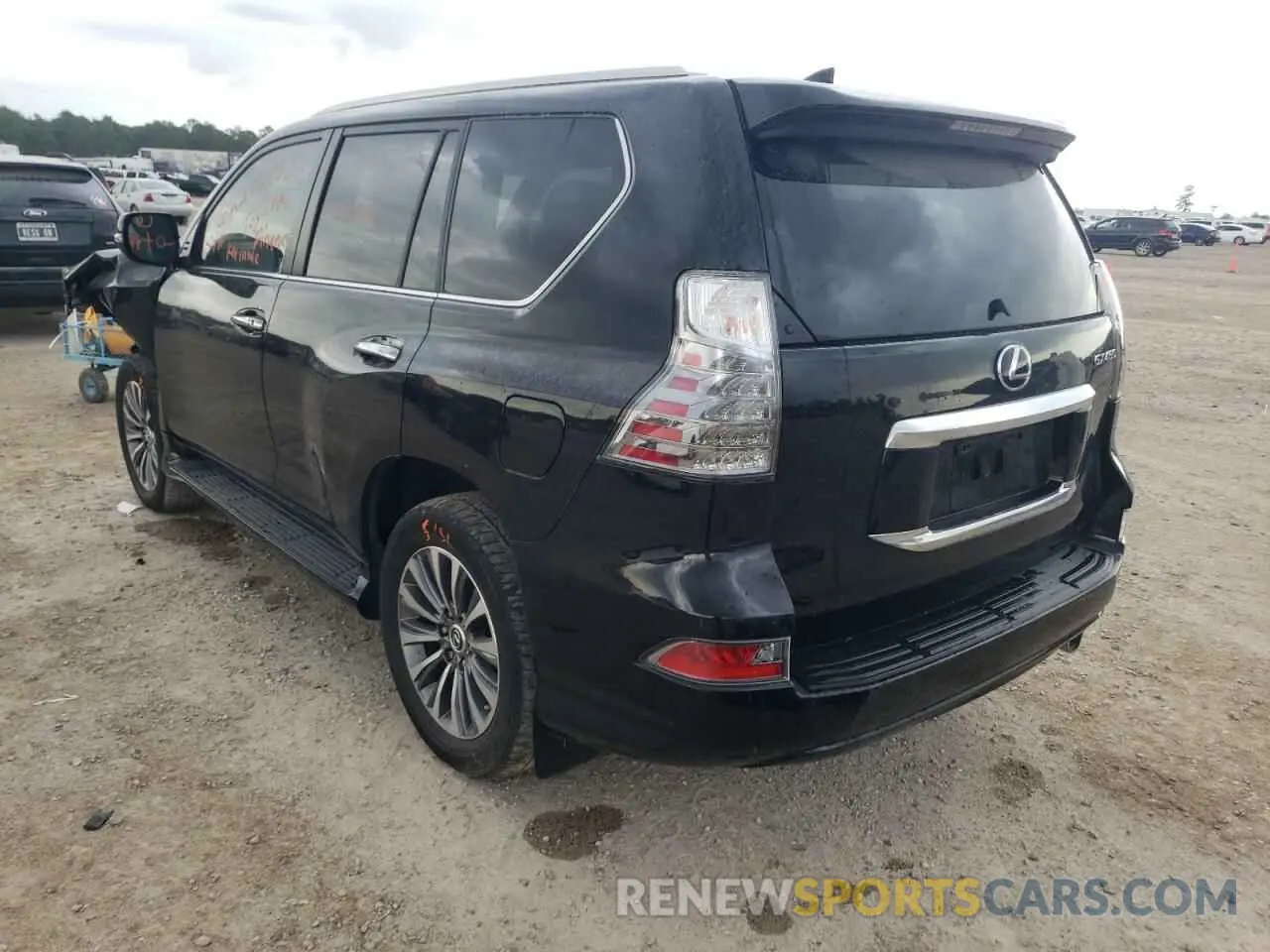 3 fotografías del automóvil dañado JTJGM7BX7M5268488 LEXUS GX 2021