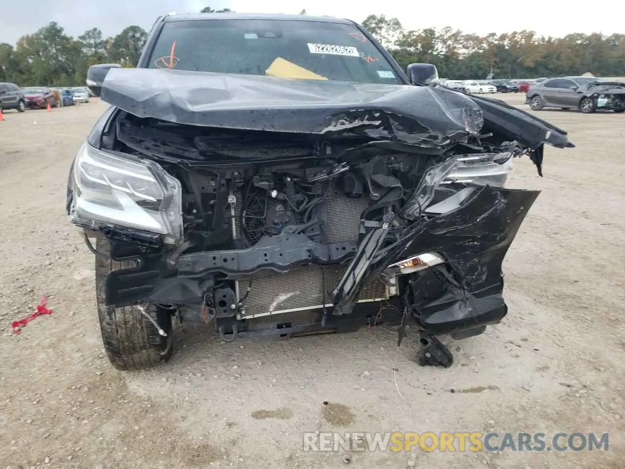 9 fotografías del automóvil dañado JTJGM7BX7M5268488 LEXUS GX 2021