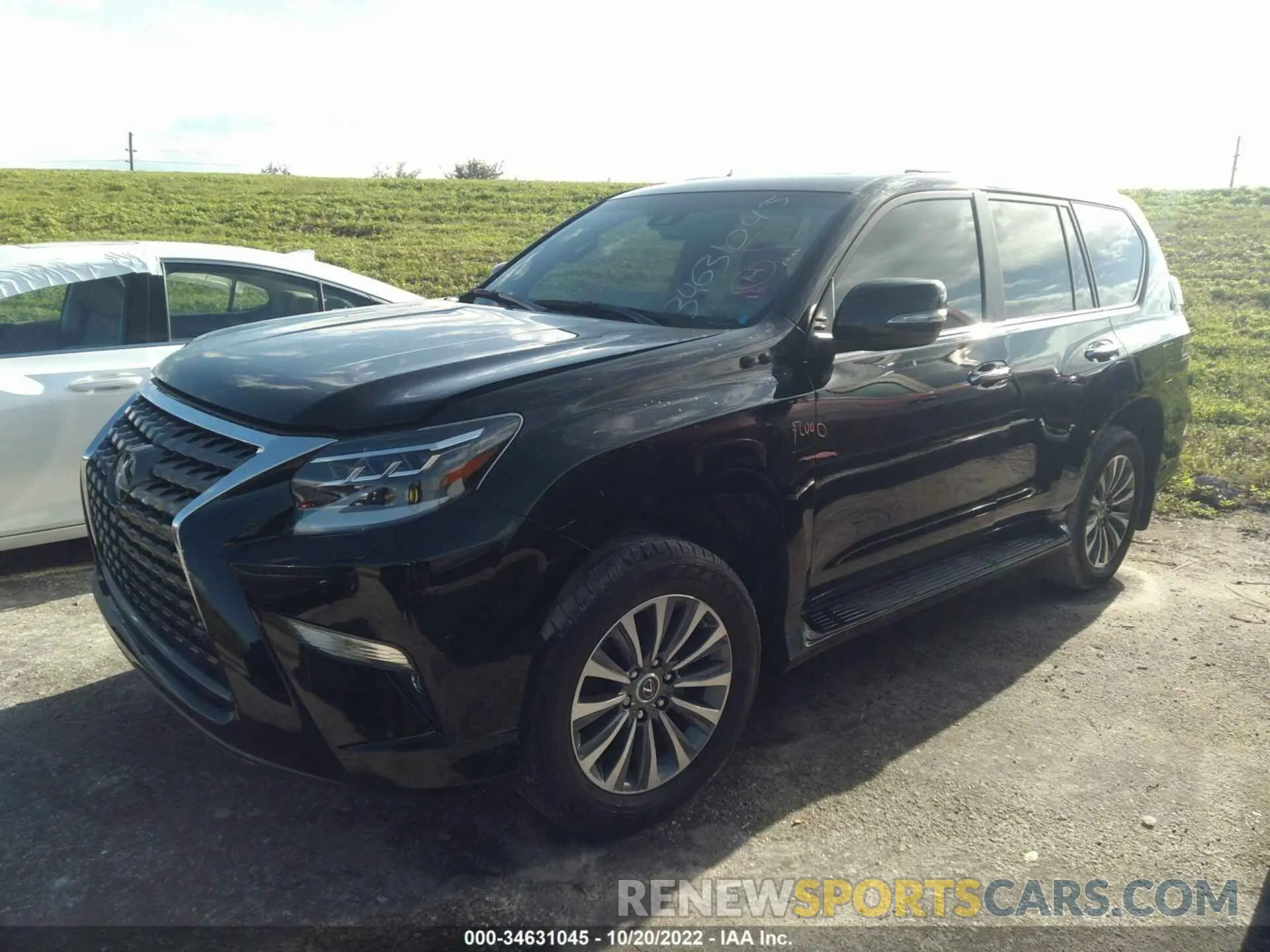 2 fotografías del automóvil dañado JTJGM7BX7M5273092 LEXUS GX 2021