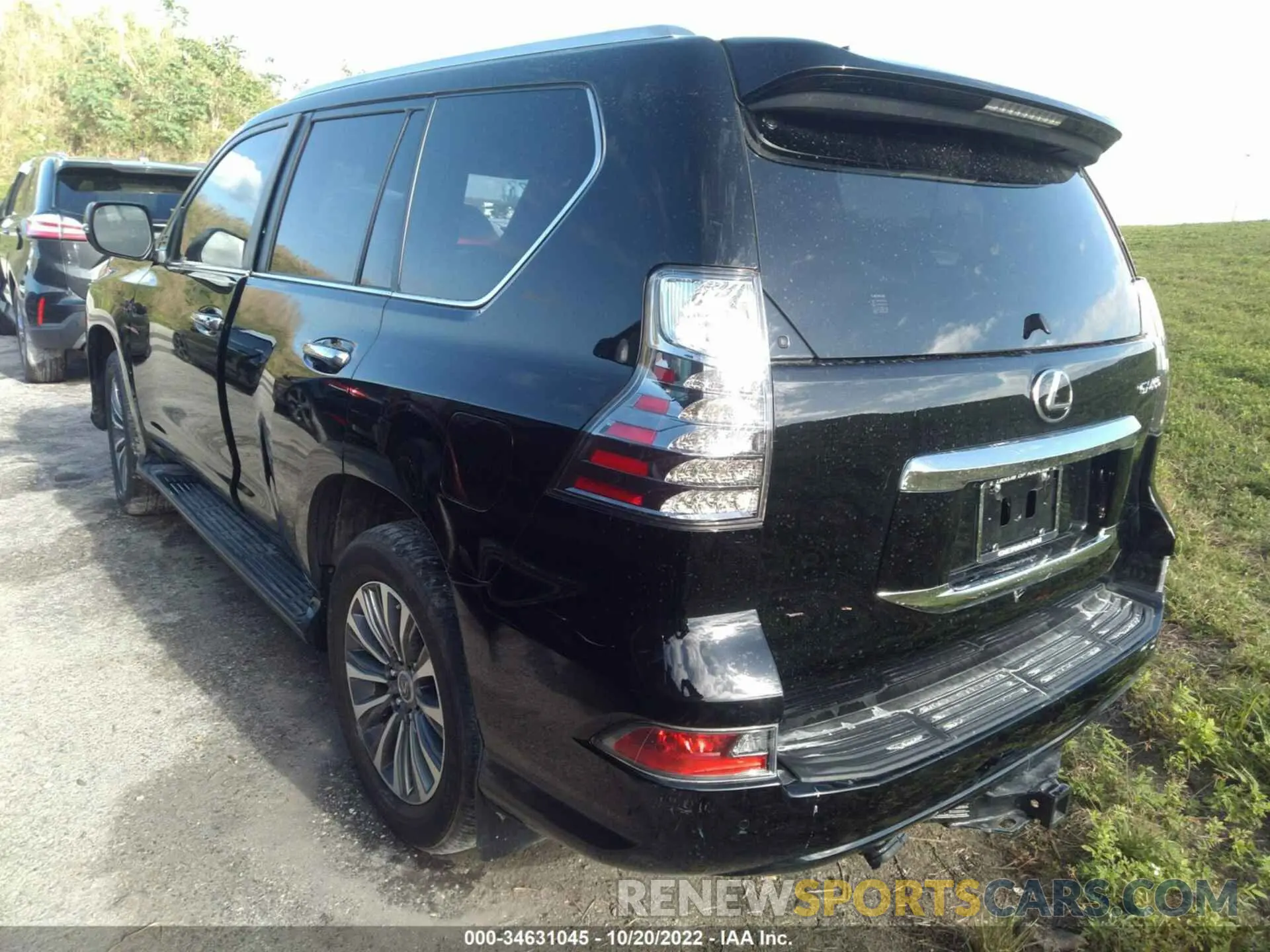3 fotografías del automóvil dañado JTJGM7BX7M5273092 LEXUS GX 2021
