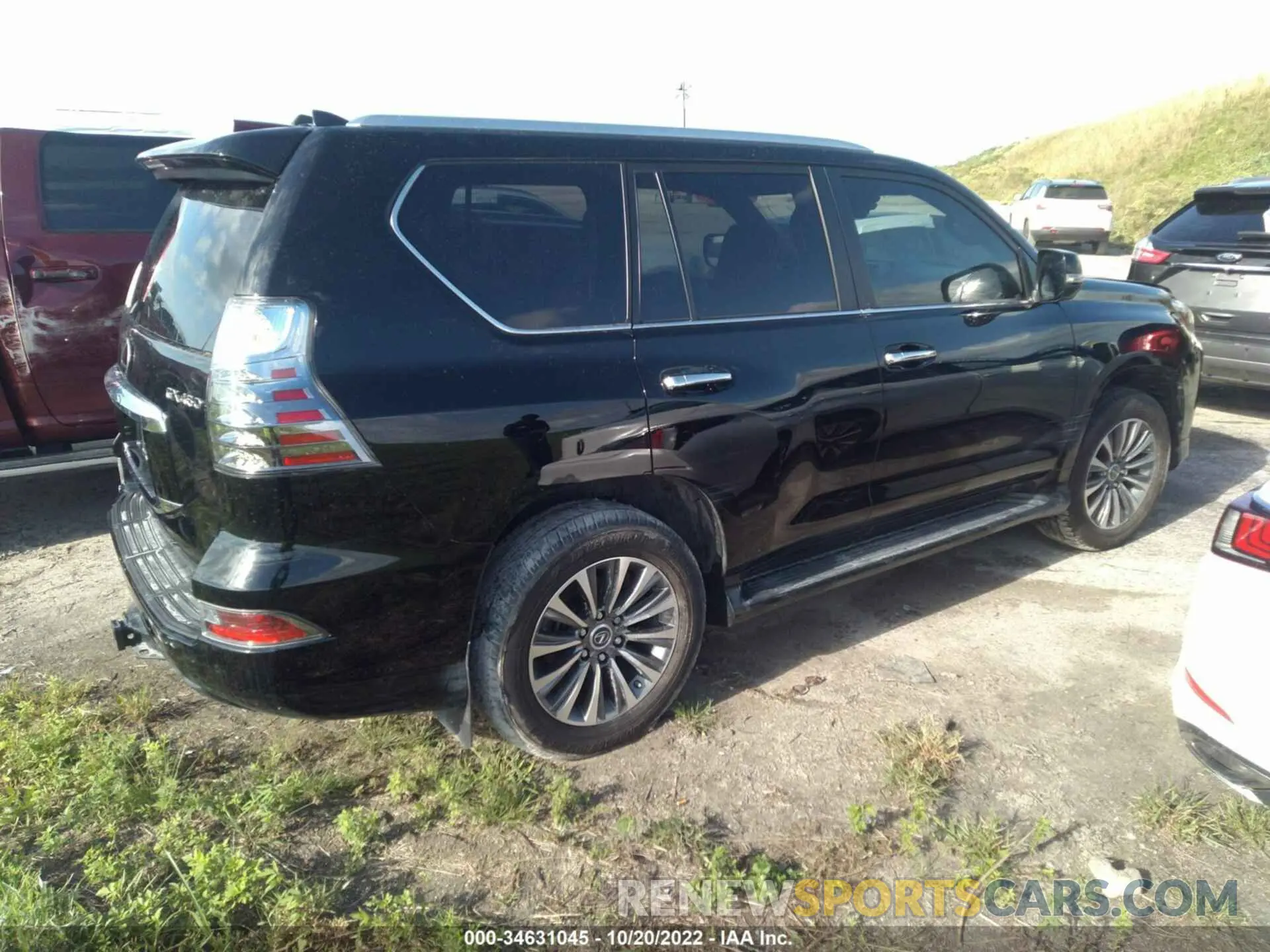 4 fotografías del automóvil dañado JTJGM7BX7M5273092 LEXUS GX 2021