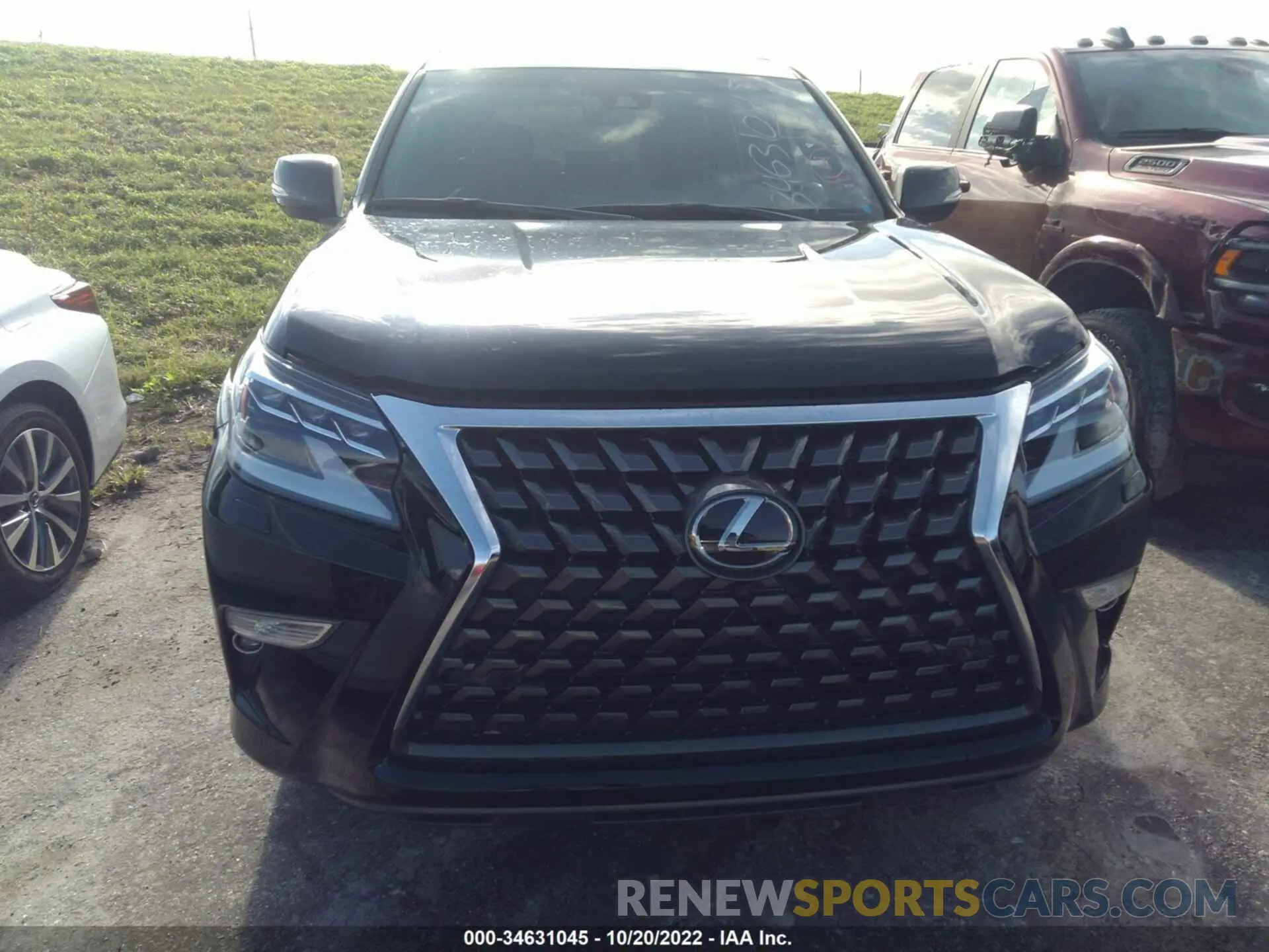 6 fotografías del automóvil dañado JTJGM7BX7M5273092 LEXUS GX 2021