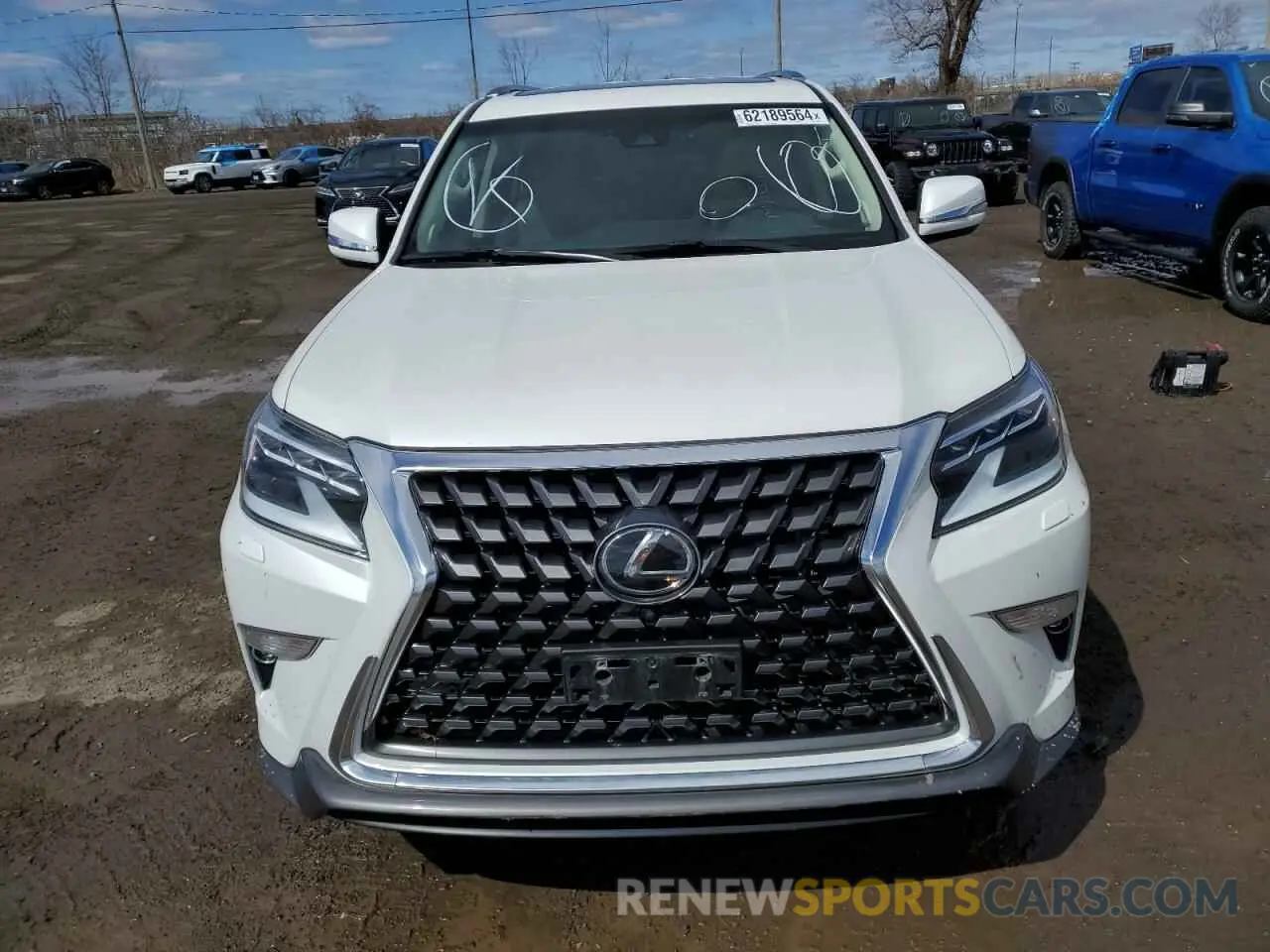 5 fotografías del automóvil dañado JTJGM7BX7M5275098 LEXUS GX 2021