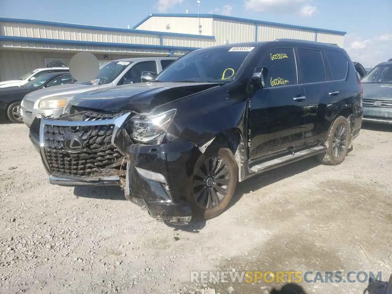 2 fotografías del automóvil dañado JTJGM7BX7M5288627 LEXUS GX 2021