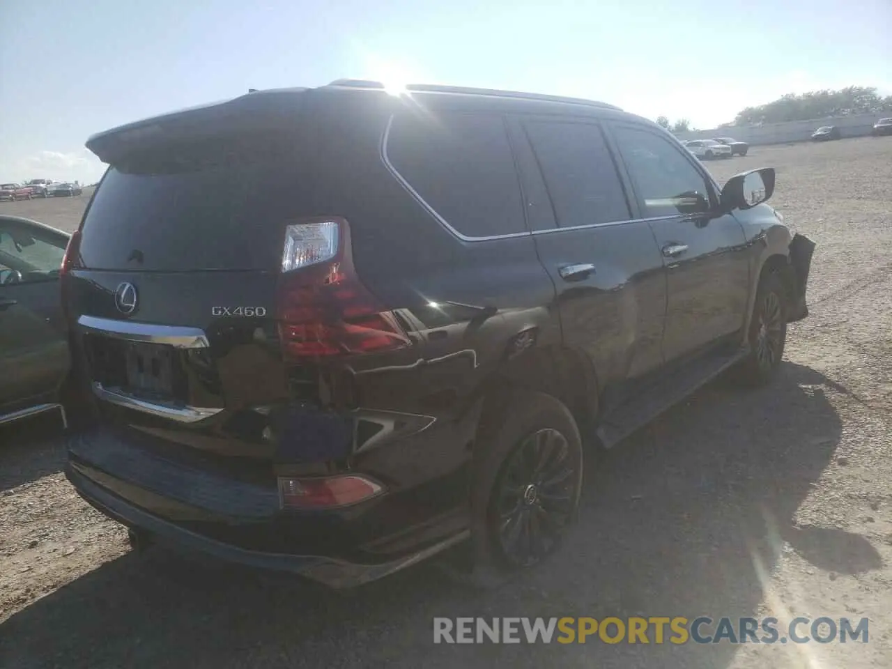 4 fotografías del automóvil dañado JTJGM7BX7M5288627 LEXUS GX 2021