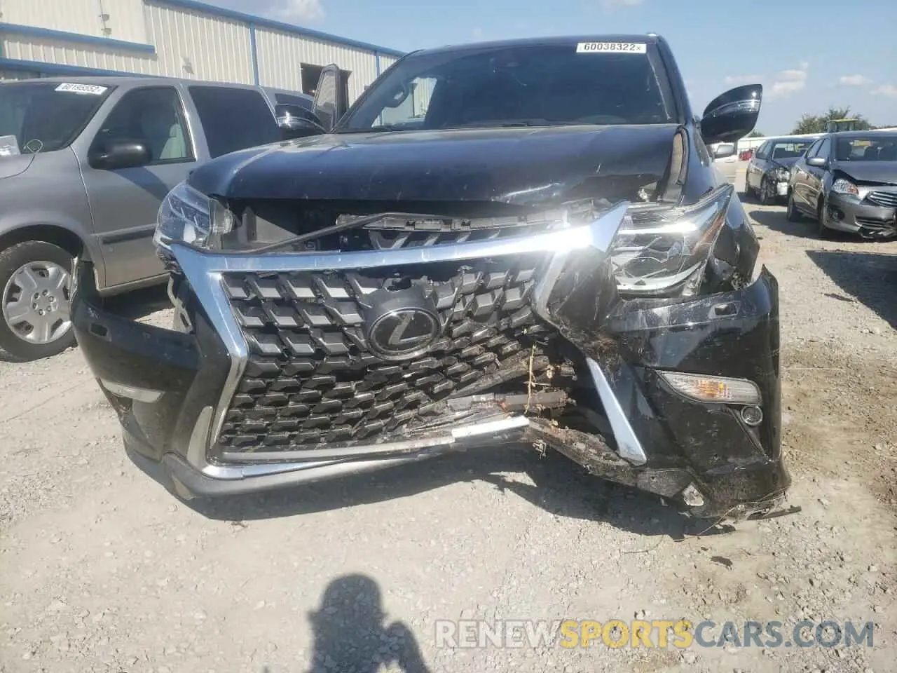 9 fotografías del automóvil dañado JTJGM7BX7M5288627 LEXUS GX 2021