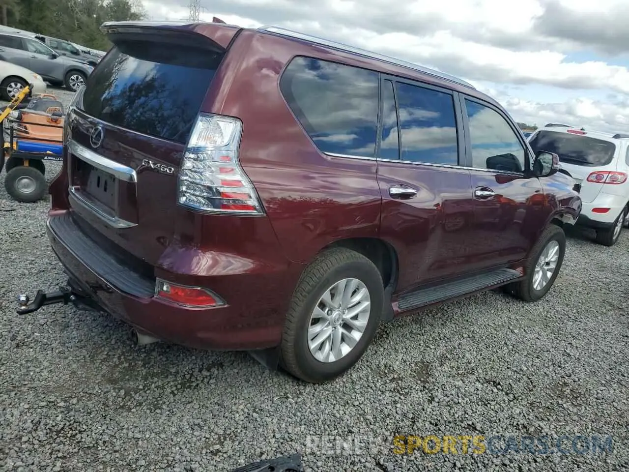 3 fotografías del automóvil dañado JTJAM7BX0N5310538 LEXUS GX 2022