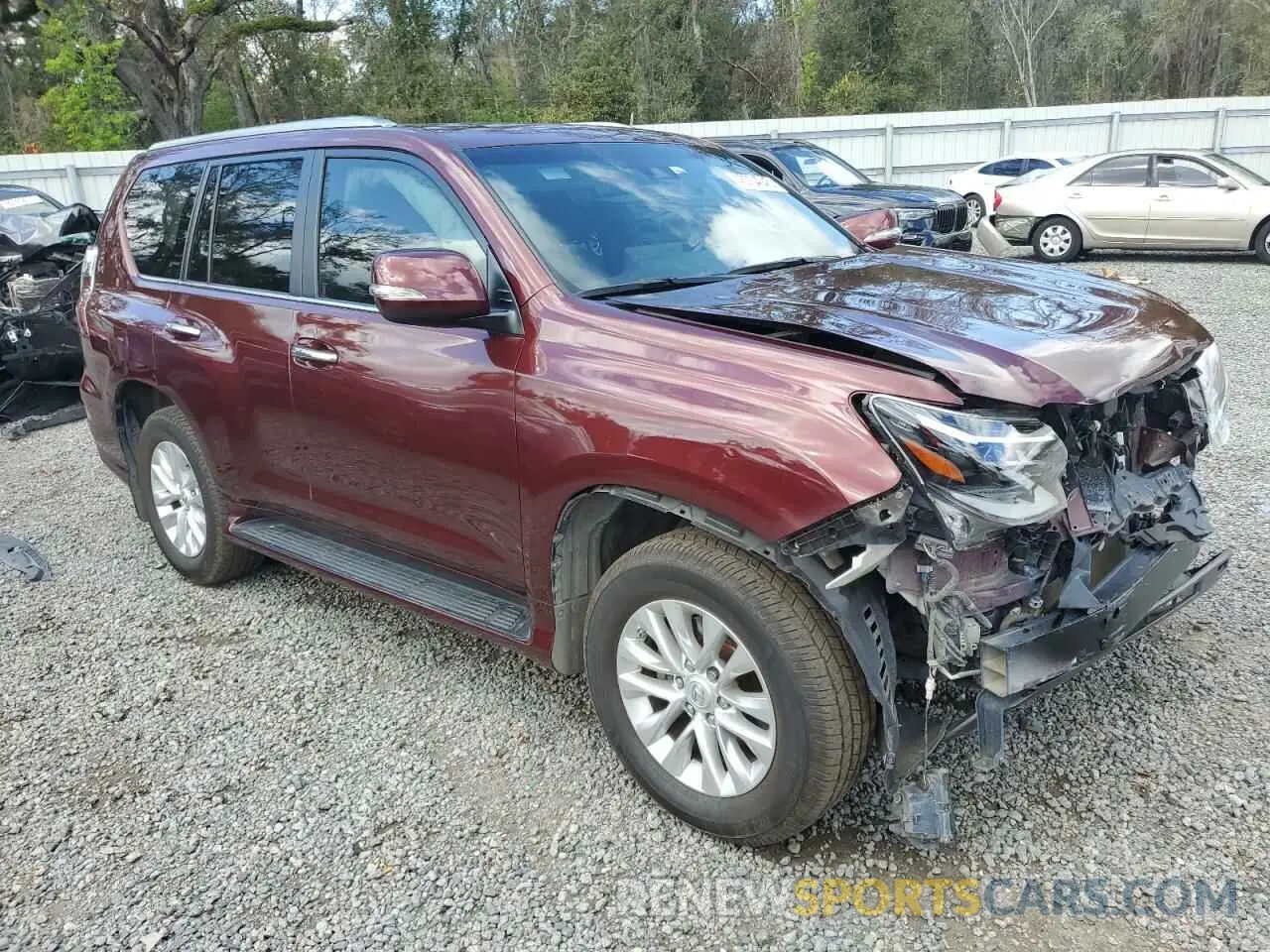 4 fotografías del automóvil dañado JTJAM7BX0N5310538 LEXUS GX 2022