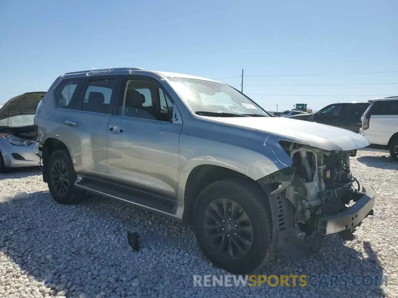 4 fotografías del automóvil dañado JTJAM7BX1N5305476 LEXUS GX 2022