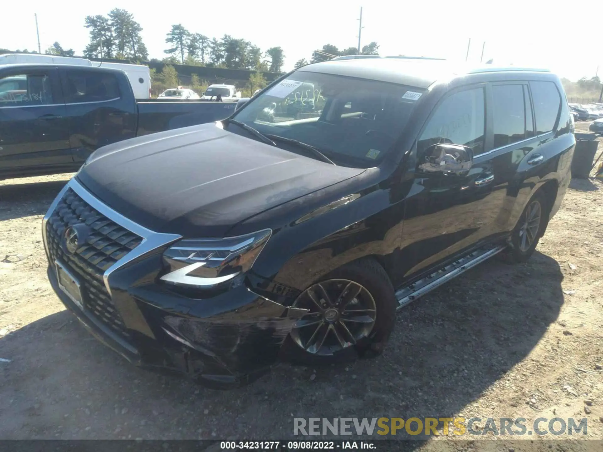 2 fotografías del automóvil dañado JTJAM7BX2N5331410 LEXUS GX 2022