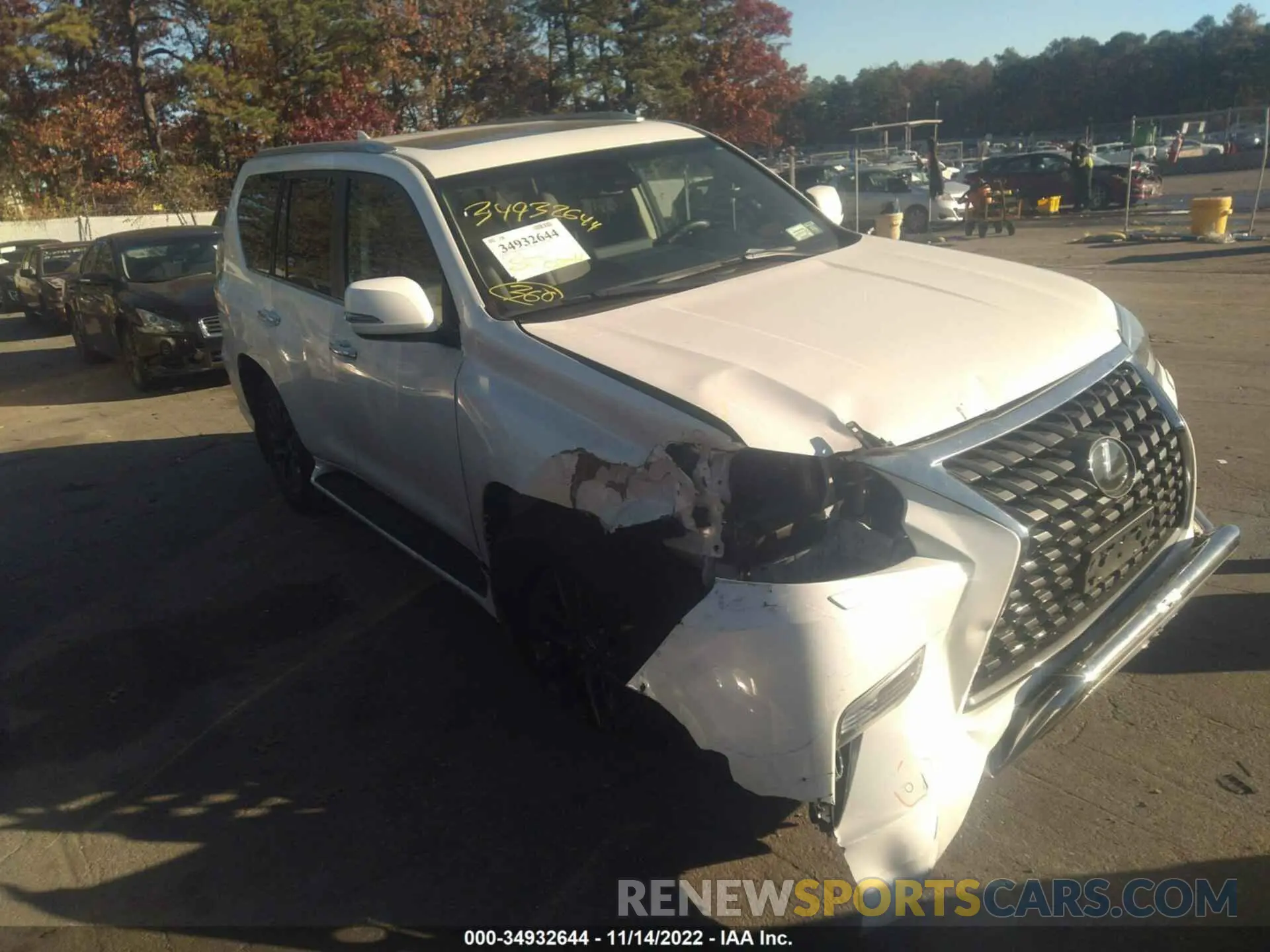 1 fotografías del automóvil dañado JTJAM7BX3N5308525 LEXUS GX 2022