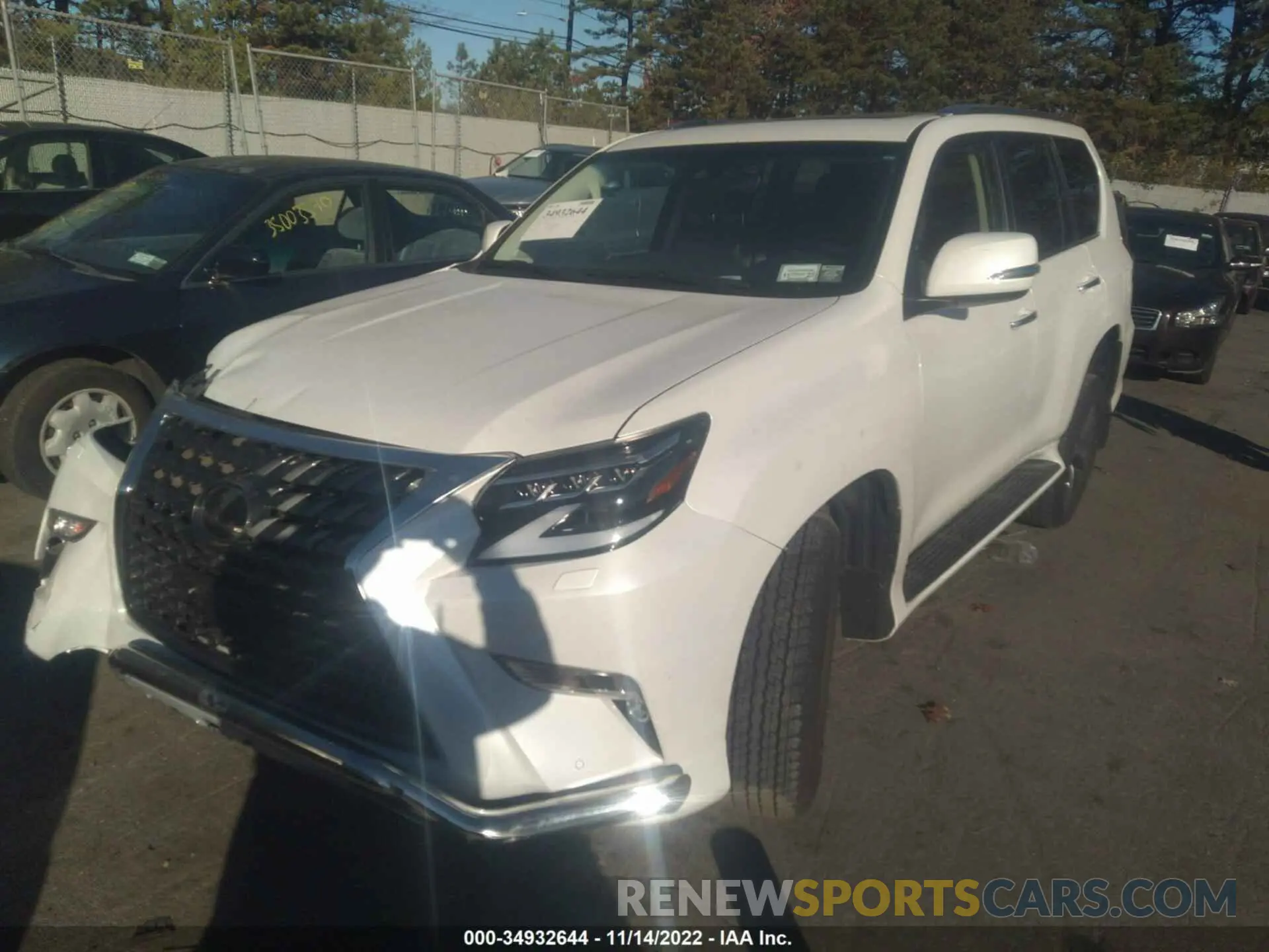 2 fotografías del automóvil dañado JTJAM7BX3N5308525 LEXUS GX 2022