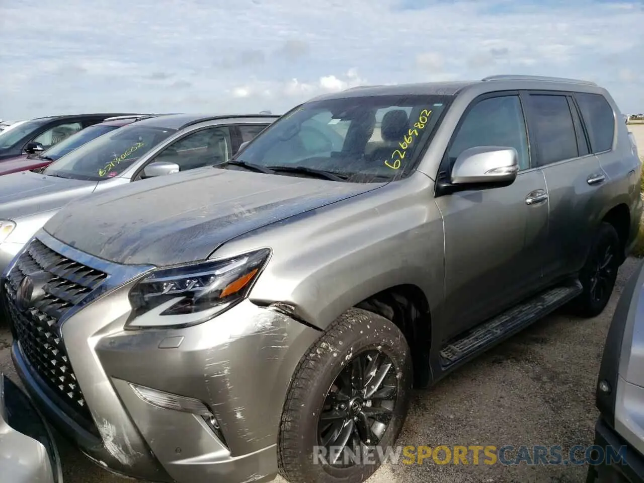 2 fotografías del automóvil dañado JTJAM7BX4N5309022 LEXUS GX 2022