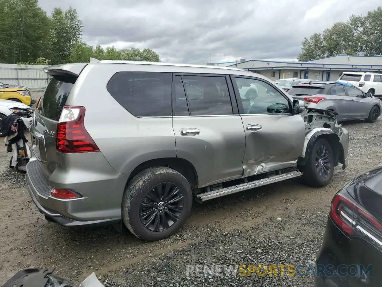 3 fotografías del automóvil dañado JTJAM7BX8N5326034 LEXUS GX 2022