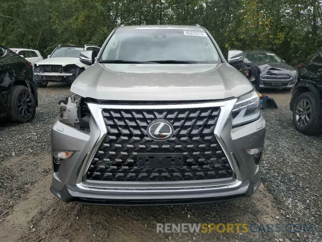 5 fotografías del automóvil dañado JTJAM7BX8N5326034 LEXUS GX 2022