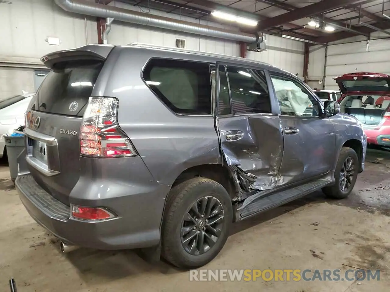 3 fotografías del automóvil dañado JTJAM7BX9N5333994 LEXUS GX 2022