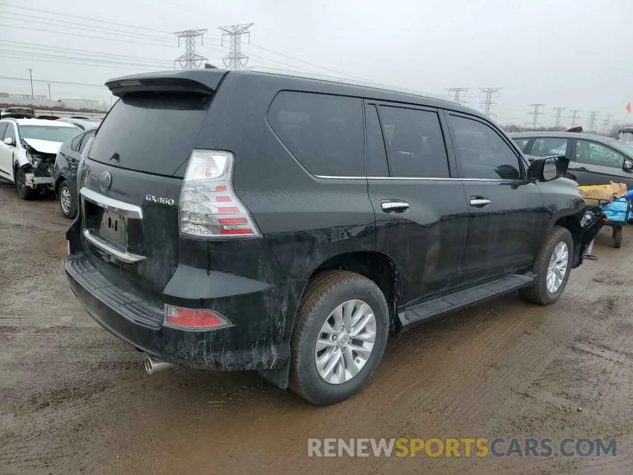 3 fotografías del automóvil dañado JTJAM7BXXN5334684 LEXUS GX 2022