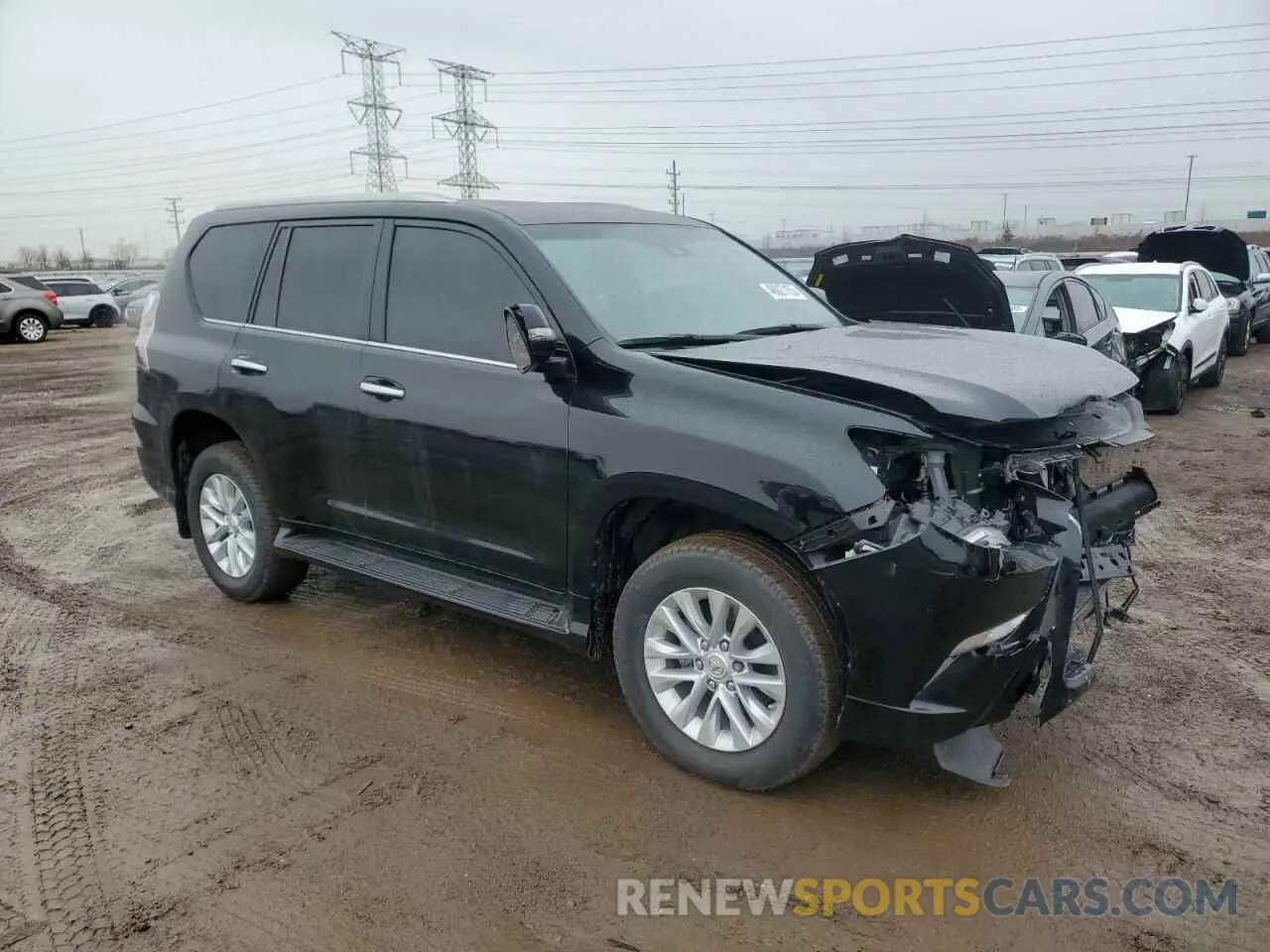 4 fotografías del automóvil dañado JTJAM7BXXN5334684 LEXUS GX 2022