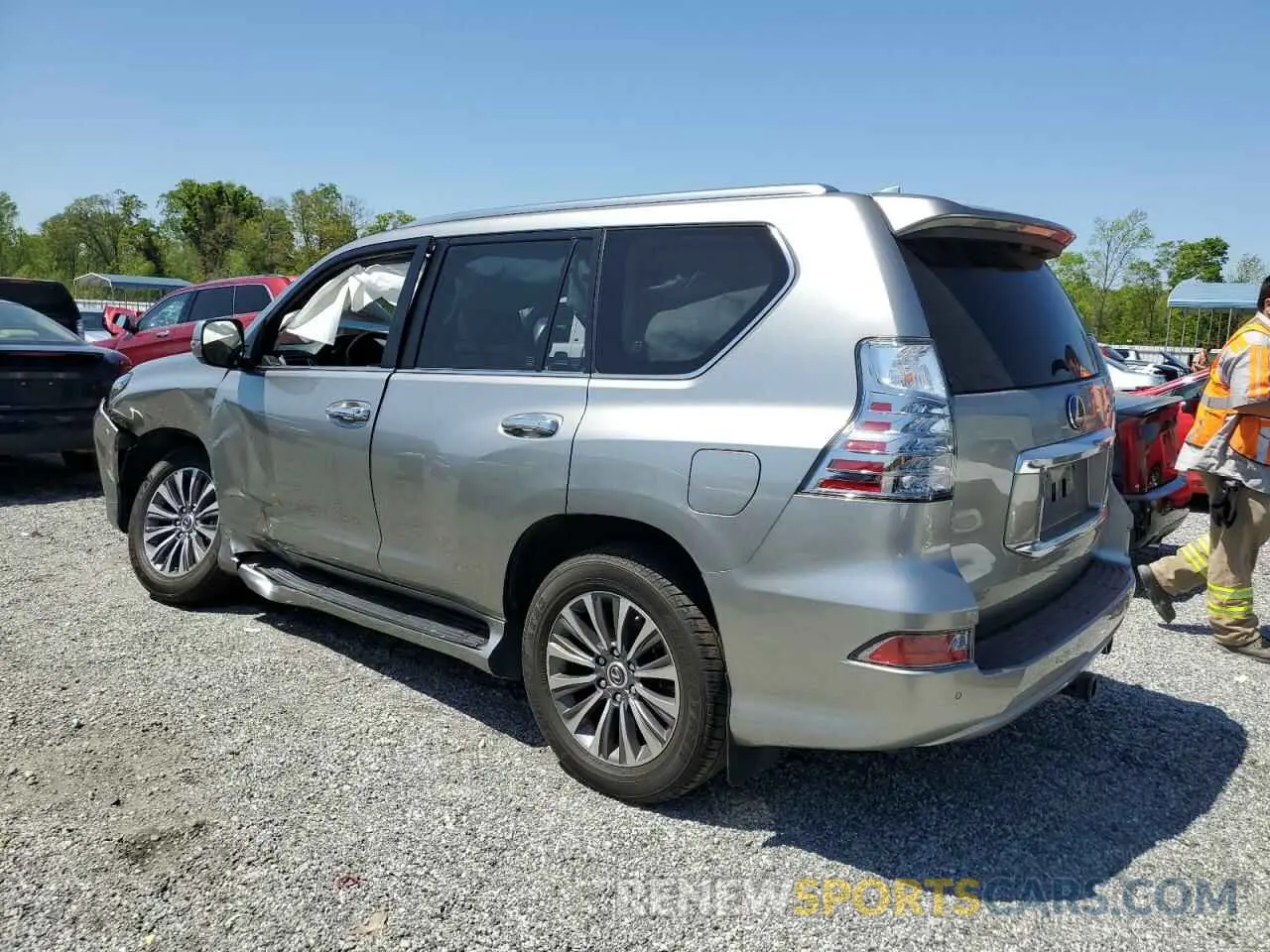 2 fotografías del automóvil dañado JTJGM7BX0N5322988 LEXUS GX 2022