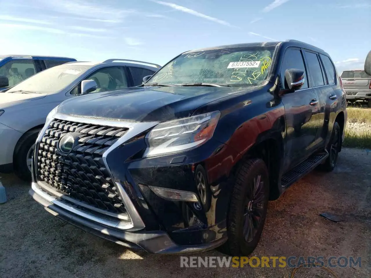 2 fotografías del automóvil dañado JTJGM7BX5N5335297 LEXUS GX 2022