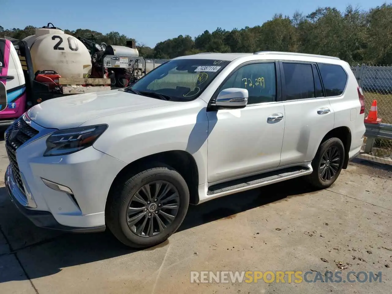 1 fotografías del automóvil dañado JTJGM7BX9N5308314 LEXUS GX 2022