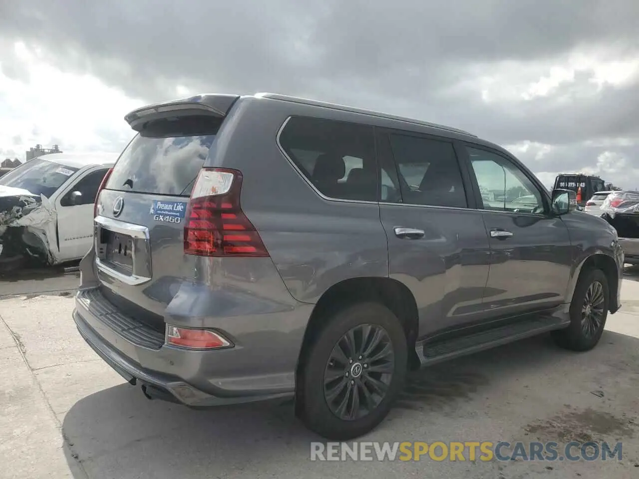 3 fotografías del automóvil dañado JTJGM7BX9N5313965 LEXUS GX 2022