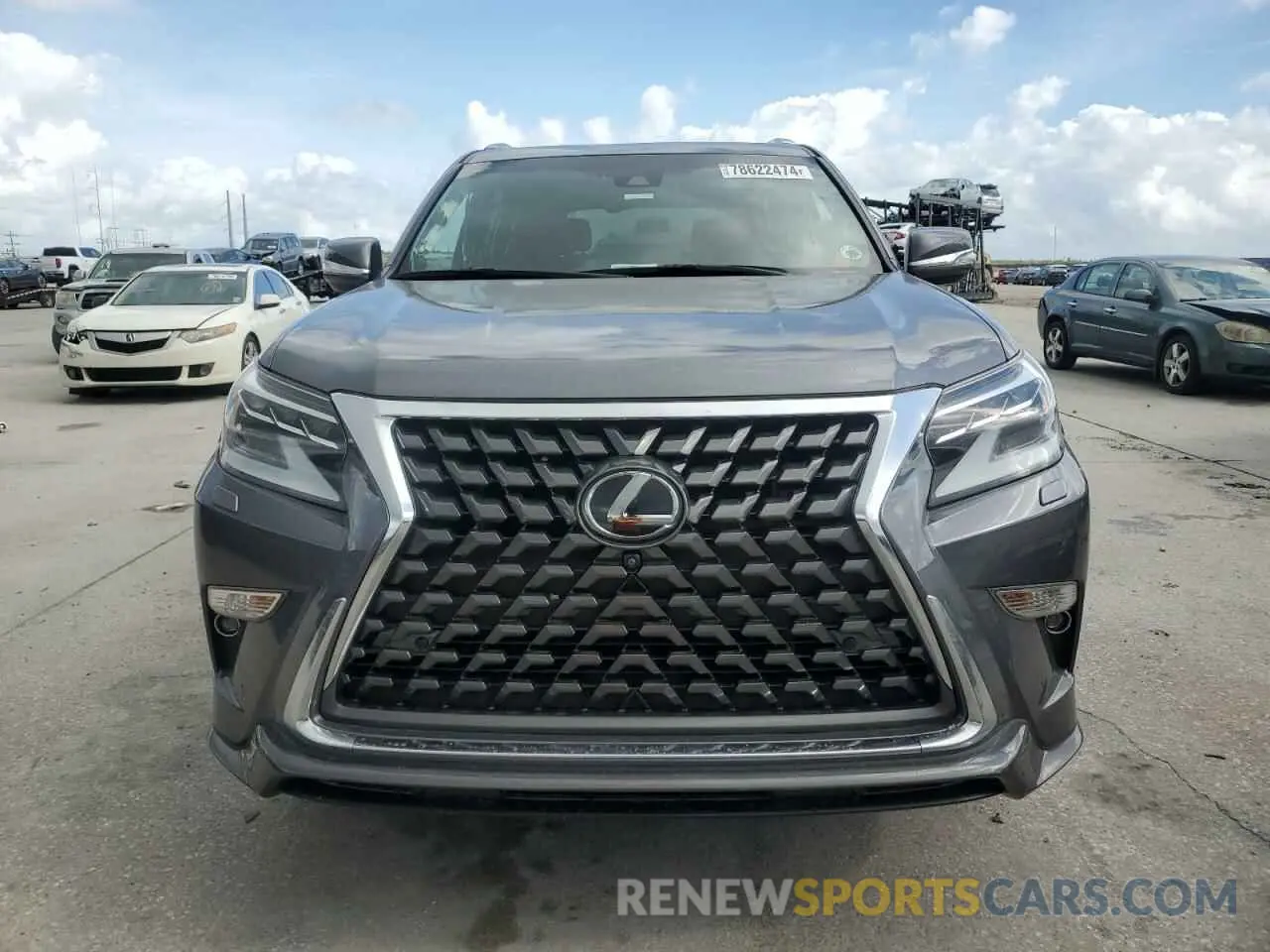 5 fotografías del automóvil dañado JTJGM7BX9N5313965 LEXUS GX 2022