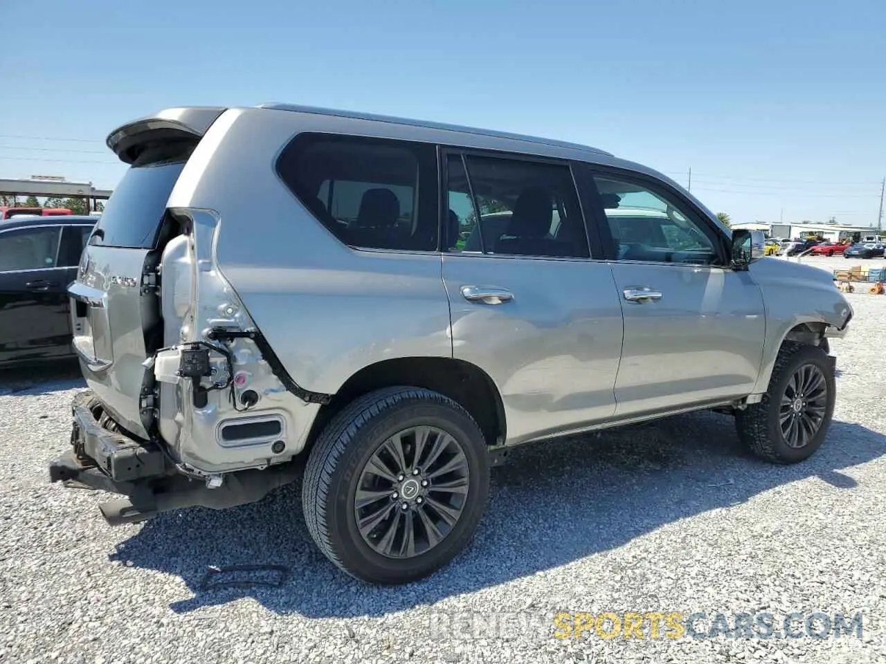 3 fotografías del automóvil dañado JTJAM7BX0P5368300 LEXUS GX 2023