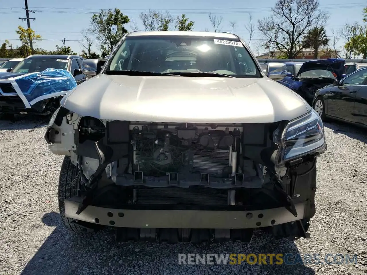 5 fotografías del automóvil dañado JTJAM7BX0P5368300 LEXUS GX 2023