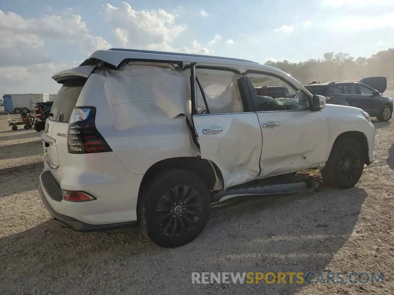 3 fotografías del automóvil dañado JTJAM7BX1P5357550 LEXUS GX 2023