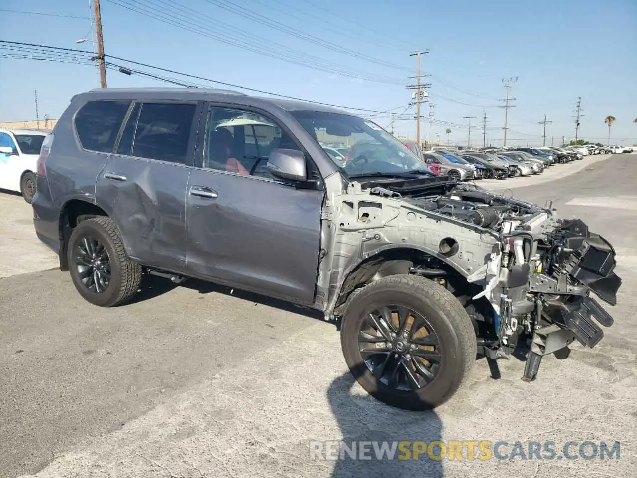 4 fotografías del automóvil dañado JTJAM7BX1P5358309 LEXUS GX 2023