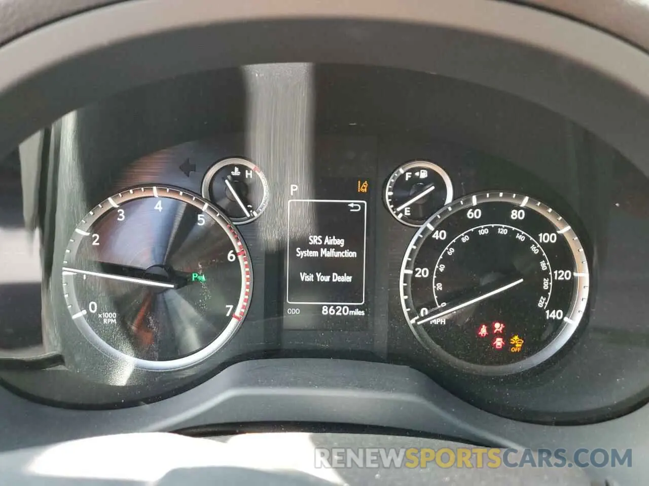 9 fotografías del automóvil dañado JTJAM7BX1P5358309 LEXUS GX 2023
