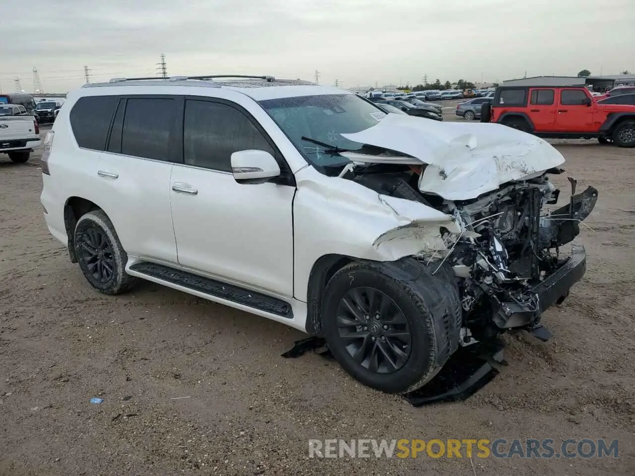 4 fotografías del automóvil dañado JTJAM7BX3P5341804 LEXUS GX 2023