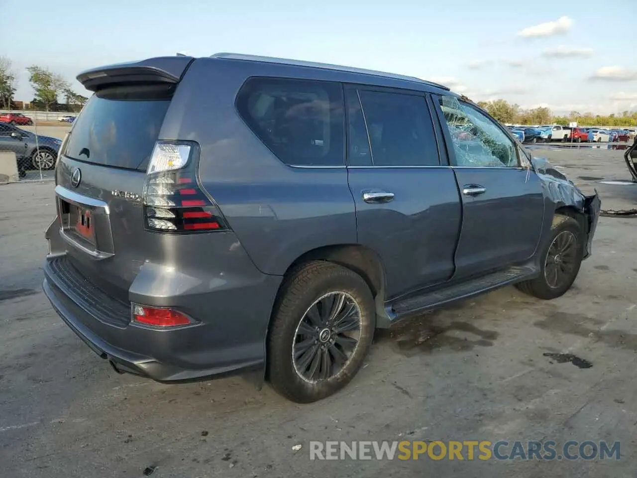 3 fotografías del automóvil dañado JTJAM7BX5P5342078 LEXUS GX 2023