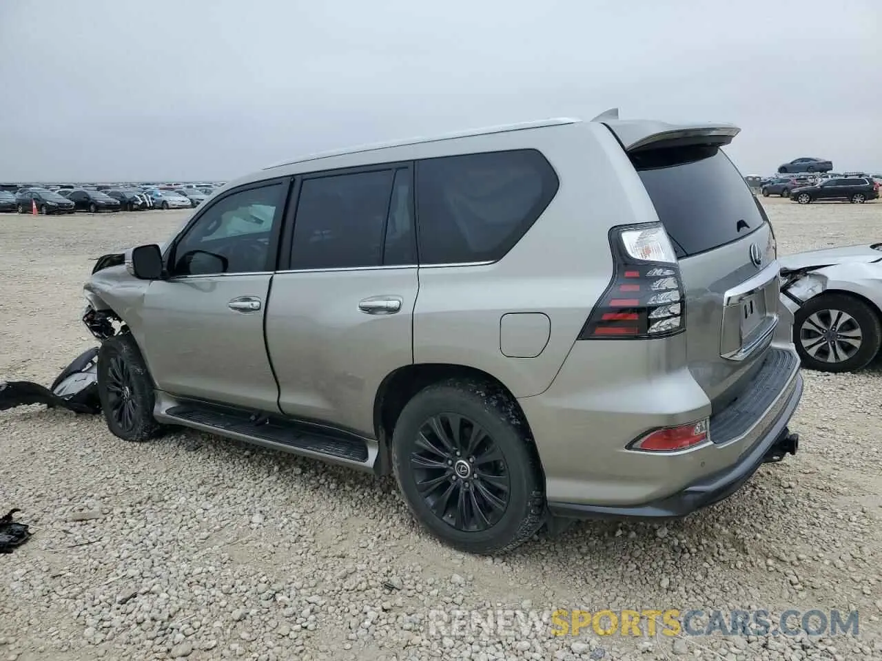 2 fotografías del automóvil dañado JTJAM7BX5P5367143 LEXUS GX 2023